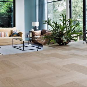 Parchet Lemn dublu stratificat, Stejar Crema, Crema B-Protect ,Formpark Quadrato Bauwerk, 650 x 130 x11 mm, grosime 11 mm