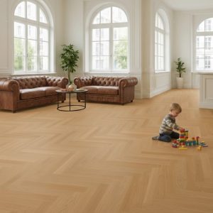 Parchet Dublu Stratificat Weitzer , Block500 , Stejar Natural , 500x68x9.3mm , incalzire in pardoseala