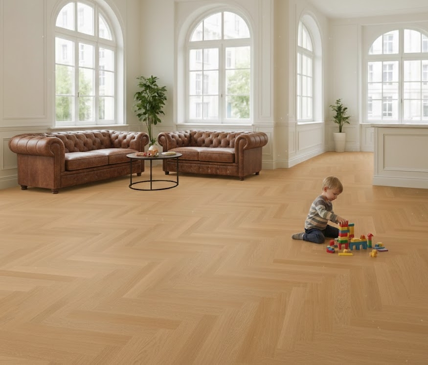 Parchet Dublu Stratificat Weitzer , Block500 , Stejar Natural , 500x68x9.3mm , incalzire in pardoseala Parchet Dublu Stratificat Weitzer , Block500 , Stejar Natural , 500x68x9.3mm , incalzire in pardoseala 1