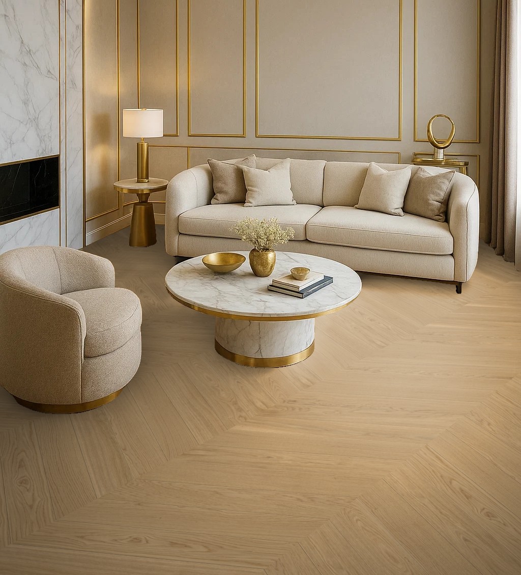 Parchet dublu stratificat, Stejar, Crem, Lemn deschis, Pure sau alte culori, CHEVRON, WEITZER Parkett, BLOCK 750, Chevron 45° sau Chevron 60°, Periat, Proactive+, Uleiat, 750 x 125 x 10.3 mm, 750 X 125 X 9,3 mm, incalzire in pardoseala Parchet dublu stratificat, Stejar, Crem, Lemn deschis, Pure sau alte culori, CHEVRON, WEITZER Parkett, BLOCK 750, Chevron 45° sau Chevron 60°, Periat, Proactive+, Uleiat, 750 x 125 x 10.3 mm, 750 X 125 X 9,3 mm, incalzire in pardoseala 2