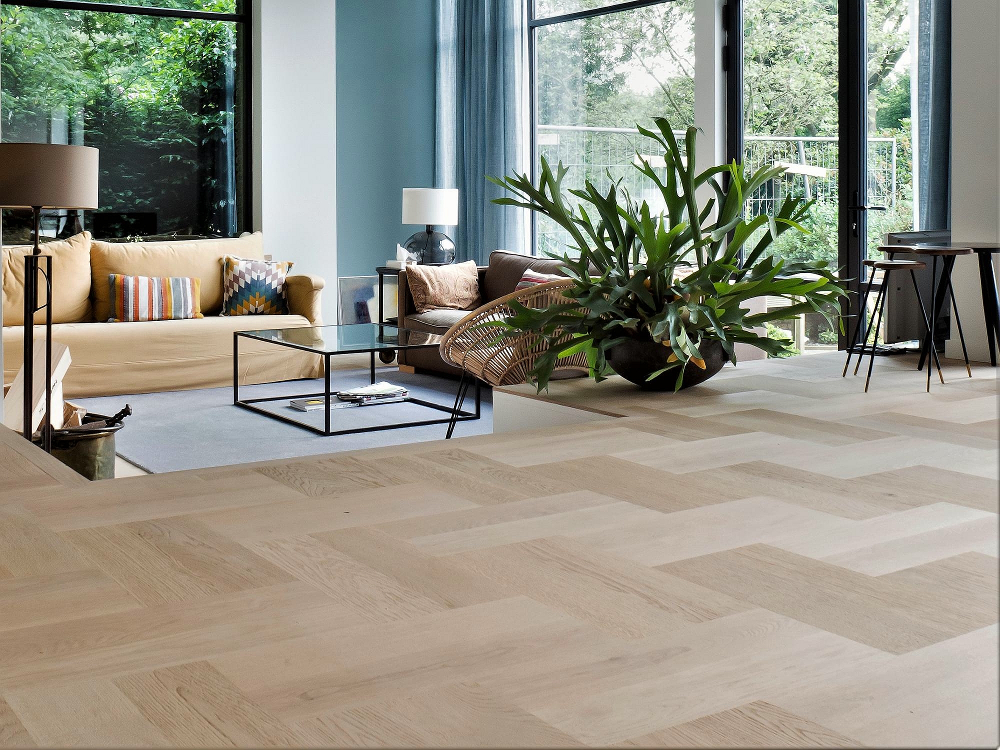 Parchet dublu stratificat, Stejar, Crem, Lemn deschis sau alte culori, BAUWERK Parkett Formpark, Crema B-Protect, 650 x 130 x11 mm Parchet dublu stratificat, Stejar, Crem, Lemn deschis sau alte culori, BAUWERK Parkett Formpark, Crema B-Protect, 650 x 130 x11 mm 2