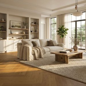 Parchet dublu stratificat, Stejar, Mandorla, Stejar sau alte culori, BAUWERK Parkett Formpark, B-Protect, uleiat, 650 x 130 x11 mm